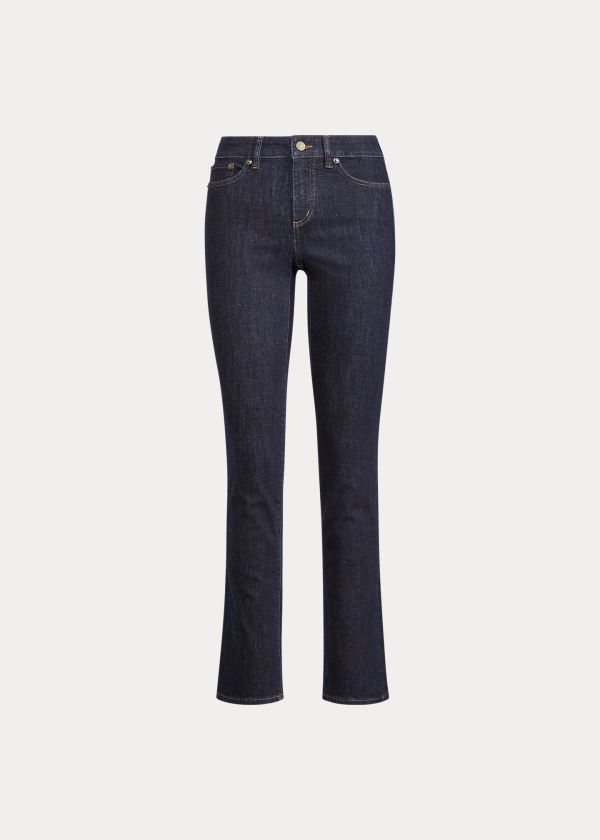 Women's Ralph Lauren Premier Straight Curvy Jeans | 592730XIV